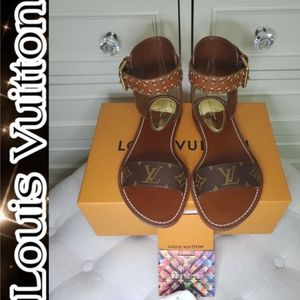 Authentic Louis Vuitton Passenger Flat Sandals
